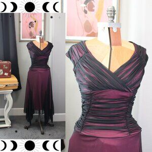 Vintage Dark Fairy Chiffon Dress